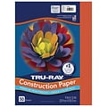 Tru-Ray 9 x 12 Construction Paper, Orange, 50 Sheets (P103002)