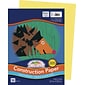 SunWorks 9"x12" Construction Paper, Yellow, 50 Sheets/Pack (PAC8403)