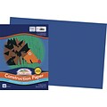 SunWorks 12 x 18 Construction Paper, Dark Blue, 50 Sheets (P7307)