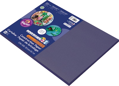 Riverside 3D 12 x 18 Construction Paper, Dark Blue, 50 Sheets (P103625)