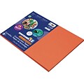 Riverside 3D 12 x 18 Construction Paper, Orange, 50 Sheets (P103618)