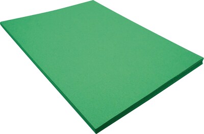 Riverside 3D 9 x 12 Construction Paper, Green, 50 Sheets (P103596)