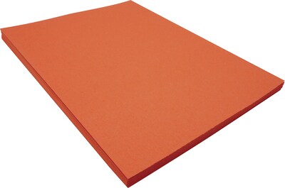 Riverside 3D 9 x 12 Construction Paper, Orange, 50 Sheets (P103594)