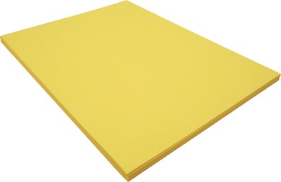 Riverside 3D 9 x 12 Construction Paper, Yellow, 50 Sheets (P103592)