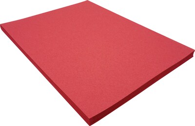 Riverside 3D 9 x 12 Construction Paper, Red, 50 Sheets (P103590)