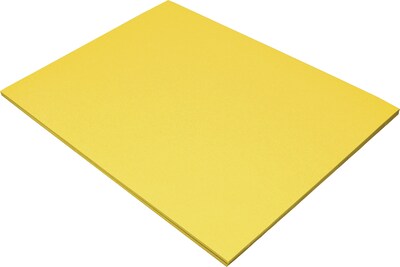 Riverside 3D 18 x 24 Construction Paper, Yellow, 50 Sheets (P103457)