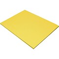 Riverside 3D 18 x 24 Construction Paper, Yellow, 50 Sheets (P103457)
