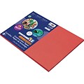 Riverside 3D 12 x 18 Construction Paper, Holiday Red, 50 Sheets (P103443)