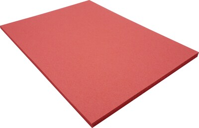 Riverside 3D 9 x 12 Construction Paper, Holiday Red, 50 Sheets (P103442)
