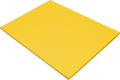 Tru-Ray 18 x 24 Construction Paper, Yellow, 50 Sheets/Pack (103068)