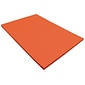 Tru-Ray 9" x 12" Construction Paper, Orange, 50 Sheets (P103002)