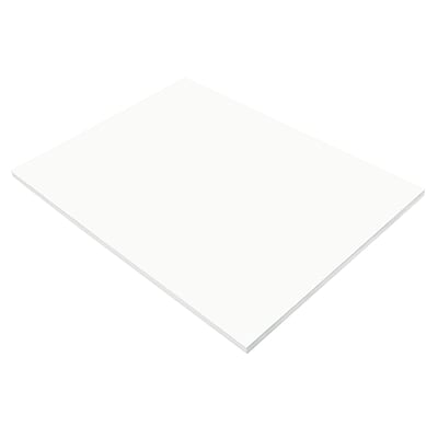 SunWorks 18 x 24 Construction Paper, Bright White, 50 Sheets (P8717)