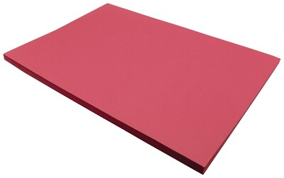 SunWorks 12 x 18 Construction Paper, Scarlet, 50 Sheets (P6007)