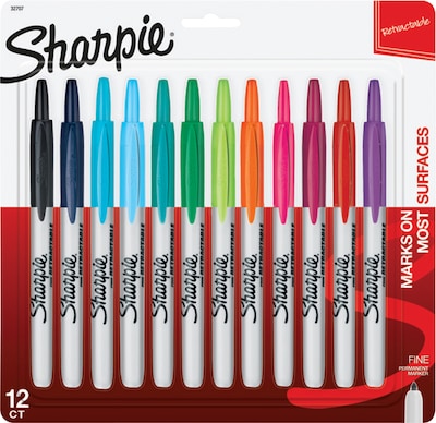 Sharpie Permanent Markers Fine Point Assorted