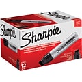 Sharpie Magnum Permanent Markers, XL Chisel Tip, Black, 12/Pack (44001A)