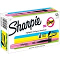 Sharpie Retractable Highlighter, Chisel Tip, Fluorescent Pink, Dozen (28029)