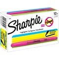 Sharpie Pocket Stick Highlighters, Chisel Tip, Flourescent Pink, Dozen (27009)