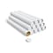 Coastwide Professional™ 3 x 24 Mailing Tube with Caps, White, 12/Box (CW55304)