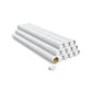 Coastwide Professional™ 3" x 36" Mailing Tube with Caps, White, 12/Carton (CW55306)