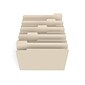 Staples Reinforced File Folders, 1/5 Cut, Letter Size, Manila, 100/Box (TR509000)