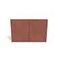 TRU RED Reinforced Expanding Wallet, Elastic Closure, Letter Size, Brown, 10/Box (TR422675)