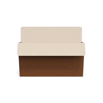 Staples Reinforced File Pocket, 3.5" Expansion, Letter Size, Brown, 25/Box (ST418293)
