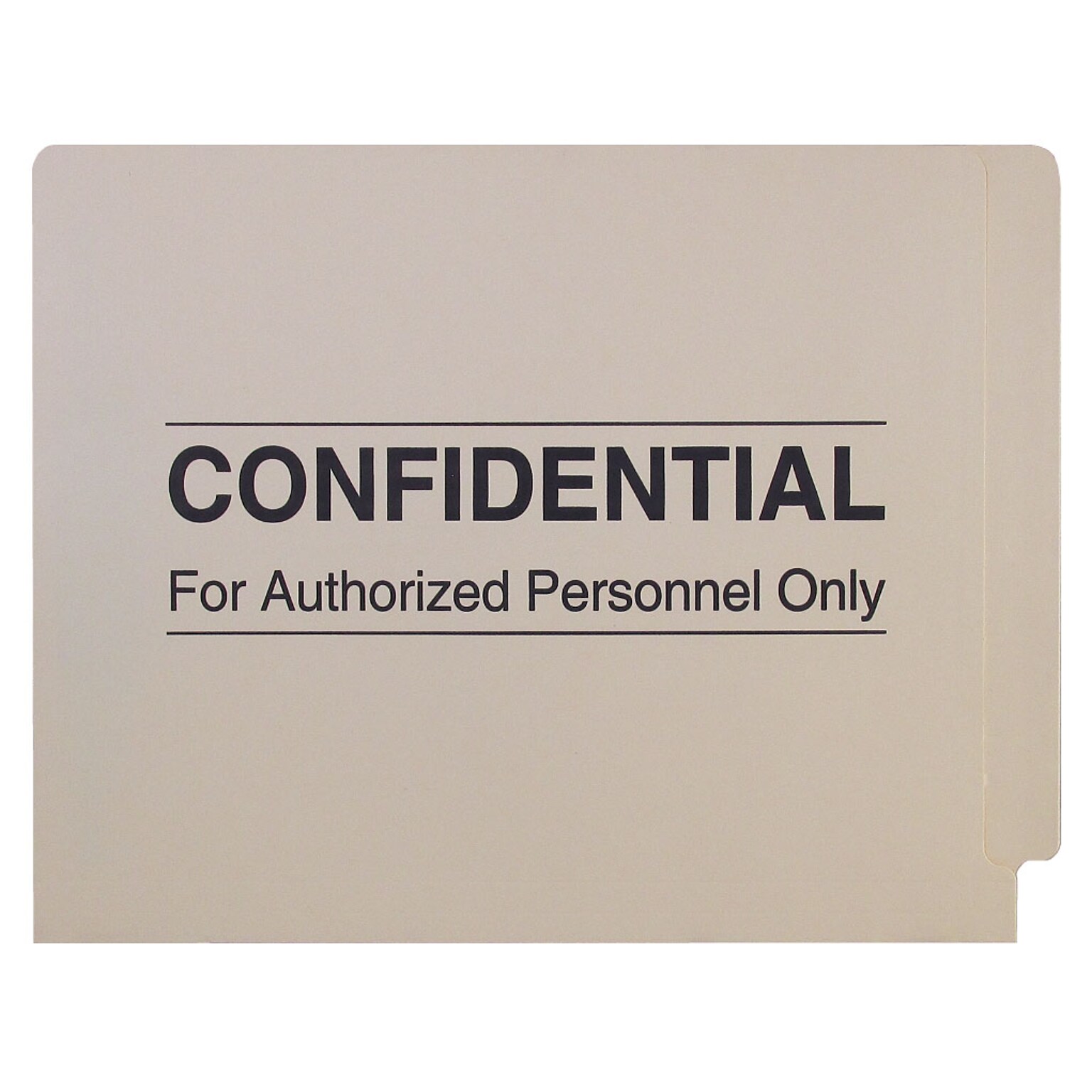 Medical Arts Press Confidential End-Tab Folders; 14 Point, 2 Fasteners, 50/Box (52319)