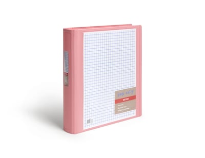 Pep Rally Heavy Duty 1 1/2 3-Ring Better Binders, D-Ring, Coral (58593)