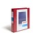 Staples Standard 1.5 3-Ring View Binder, Red (58652)
