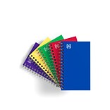 TRU RED™ Memo Books, 3 x 5, College Ruled, Assorted Colors, 75 Sheets/Pad, 5 Pads/Pack (TR11493)