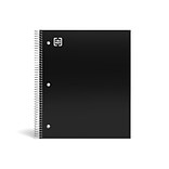 TRU RED™ Premium 3-Subject Notebook, 8.5 x 11, College Ruled, 150 Sheets, Black (TR58313)