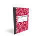 TRU RED™ Composition Notebook, 7.5" x 9.75", Graph Ruled, 80 Sheets, Red/White (TR55069)