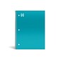 TRU RED™ Premium 1-Subject Notebook, 8 x 10.5, Wide Ruled, 100 Sheets, Teal (TR20961)