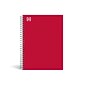 TRU RED™ Premium 3-Subject Notebook, 5.88" x 9.5", College Ruled, 138 Sheets, Red (TR58353)