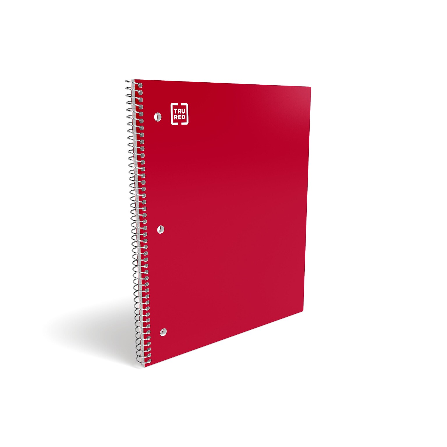 TRU RED™ Premium 1-Subject Notebook, 8.5 x 11, College Ruled, 100 Sheets, Red, 12 Notebooks/Carton (TR20952CT)