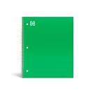 TRU RED™ Premium 1-Subject Notebook, 8.5 x 11, College Ruled, 100 Sheets, Green, 12 Notebooks/Cart