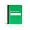 TRU RED™ Composition Notebook, 7.5 x 9.75, Wide Ruled, 80 Sheets, Green (TR55085)