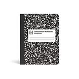 TRU RED™ Composition Notebook, 7.5 x 9.75, College Ruled, 80 Sheets, Black/White (TR55064)