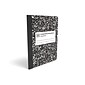 TRU RED™ Composition Notebook, 7.5" x 9.75", College Ruled, 100 Sheets, Black/White, 48 Notebooks/Carton (TR55064CT)