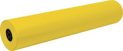 Decorol Flame Retardant Paper Roll, 36 x 1,000, Yellow (P101201)