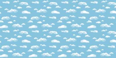 Fadeless Paper Roll, 48" x 50', Clouds (P0056465)