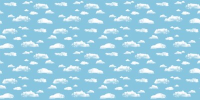 Fadeless Paper Roll, 48 x 50, Clouds (P0056465)