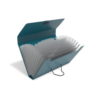 TRU RED™ Plastic Accordion File, 13-Pocket, Coupon Size, Assorted Colors (TR51828)
