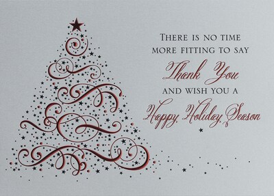 Custom Seasons Greetings Vintage Red Truck Cards, with Envelopes, 7-7/8 x 5-5/8, 25 Cards per Set