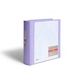 Pep Rally Heavy Duty 2 3-Ring Better Binders, D-Ring, Lilac (58598)