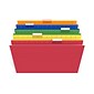 Staples Hanging File Folders, 5-Tab, Legal Size, Assorted Colors, 25/Box (TR345001)