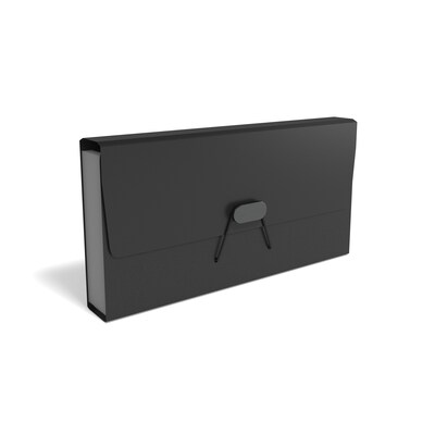 TRU RED™ Moisture Resistant Plastic Accordion Files, 13-Pocket, Check Size, Assorted Colors (TR51829