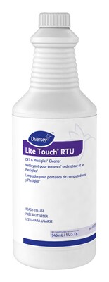 Lite Touch CRT and Plexiglass Surface Cleaner, 32 Oz., 12/Carton (03970.)