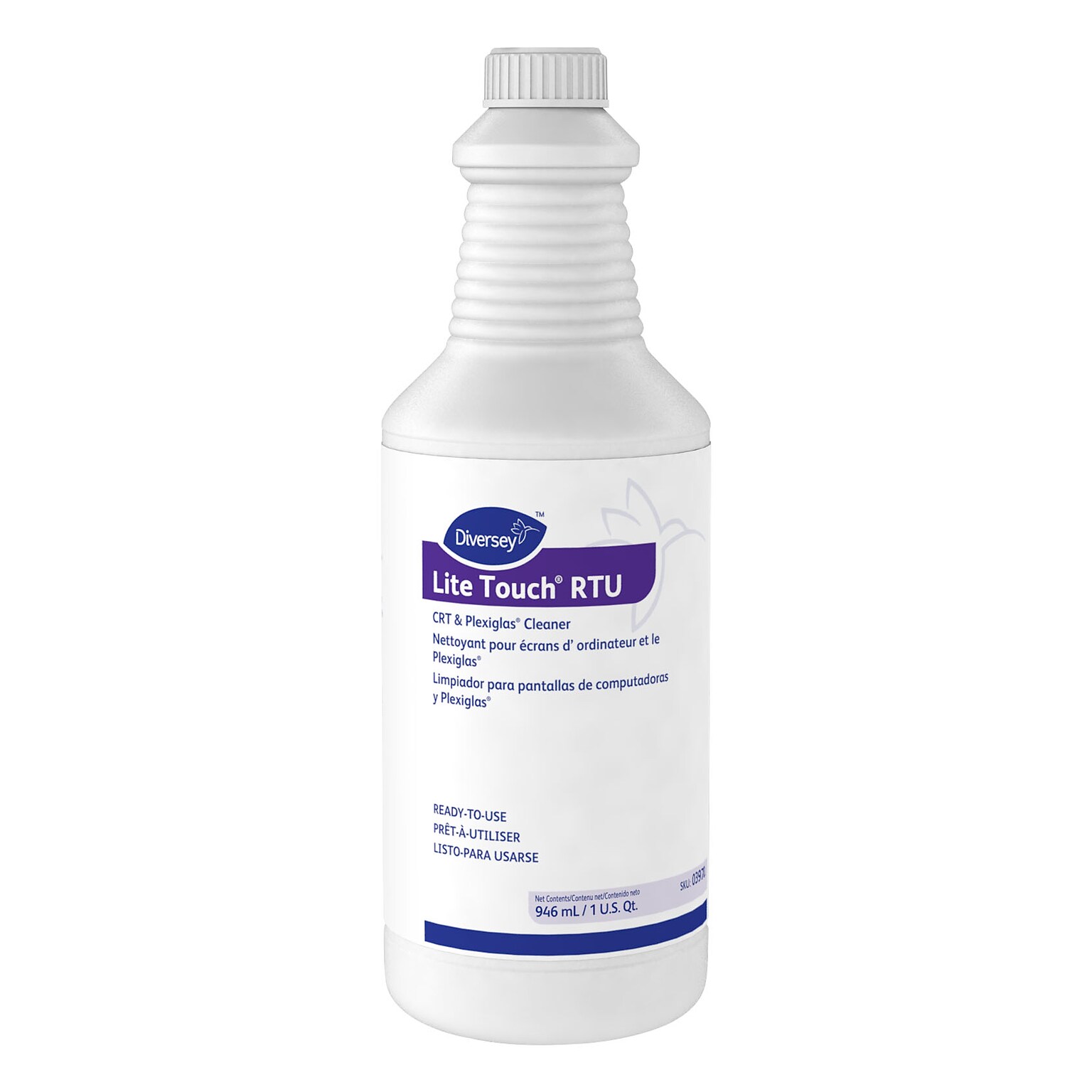 Lite Touch CRT and Plexiglass Surface Cleaner, 32 Oz., 12/Carton (03970.)