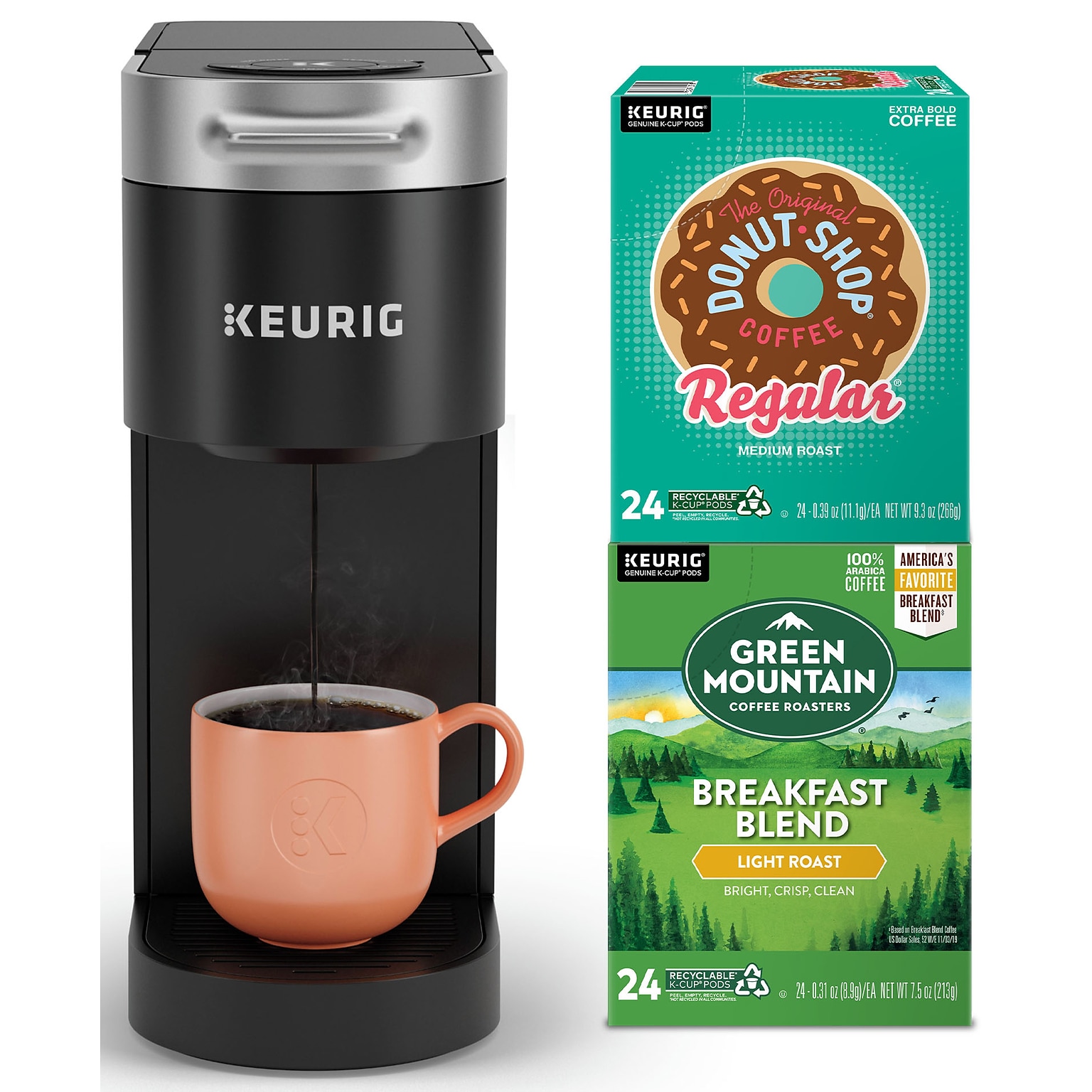 Your Choice of 2 Boxes of K-Cups® When You Buy 1 Keurig® K-Slim Single Serve Coffee Maker